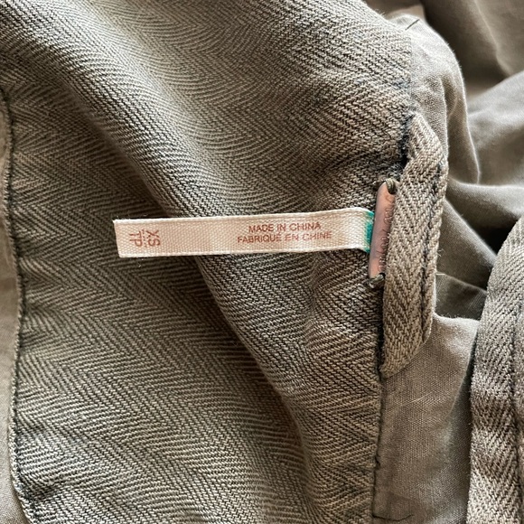 Free People Military Jacket with Cinch Waist - Picture 7 of 7